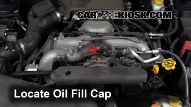 2011 Subaru Impreza 2.5i Premium 2.5L 4 Cyl. Wagon Aceite Agregar aceite